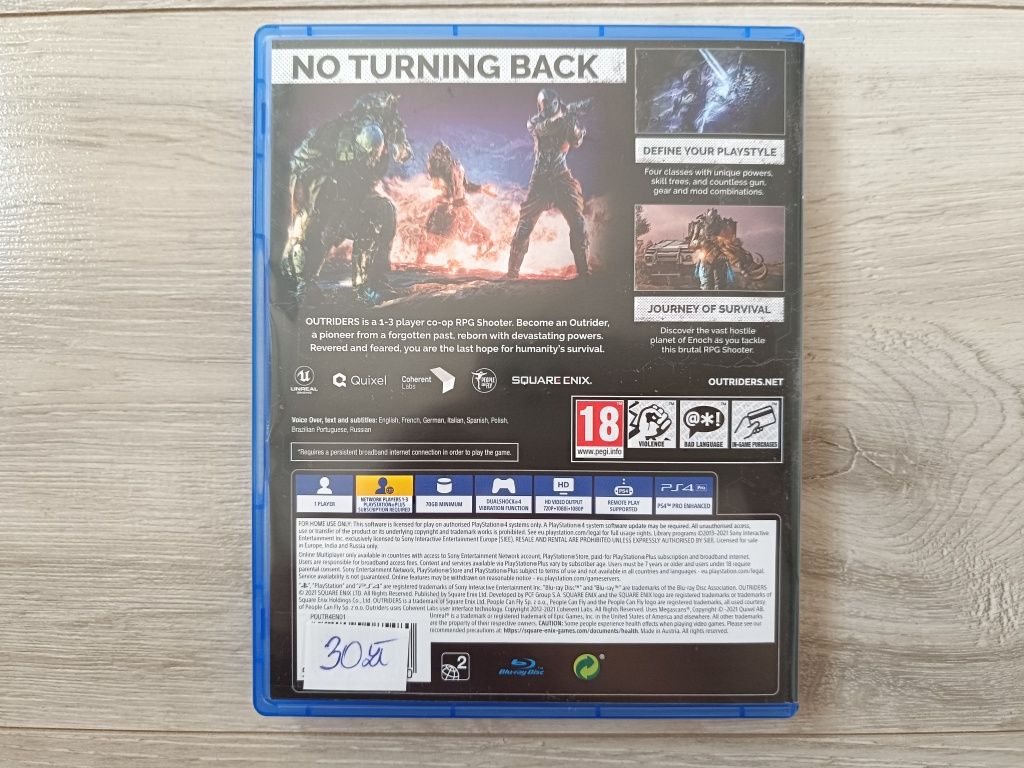 Gra PS4 - Outriders
