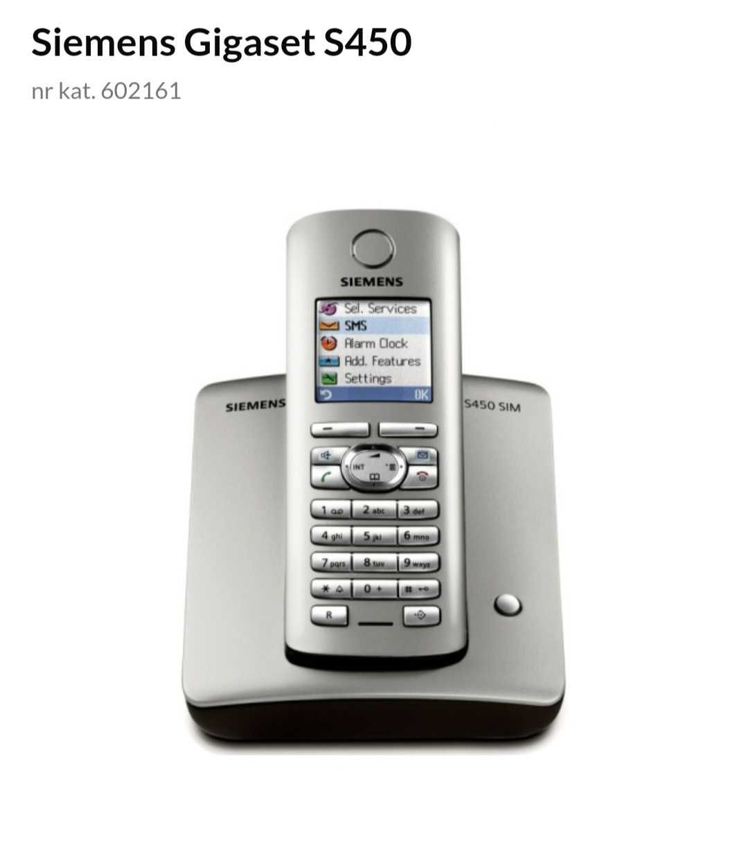 Siemens Gigaset S450 Telefon stacjonarny bezprzewodowy