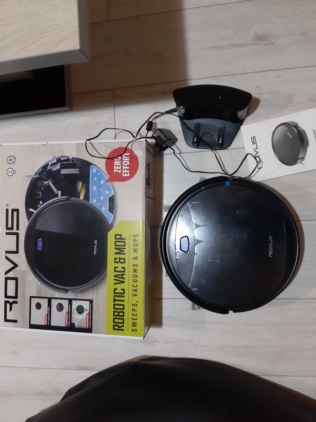 Rovus robotic vac & mop BL500N odkurzacz praktycznie nowy