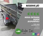 Atrelado/Reboque p/ 3 Motos ou Moto-4 — Seguro incluído