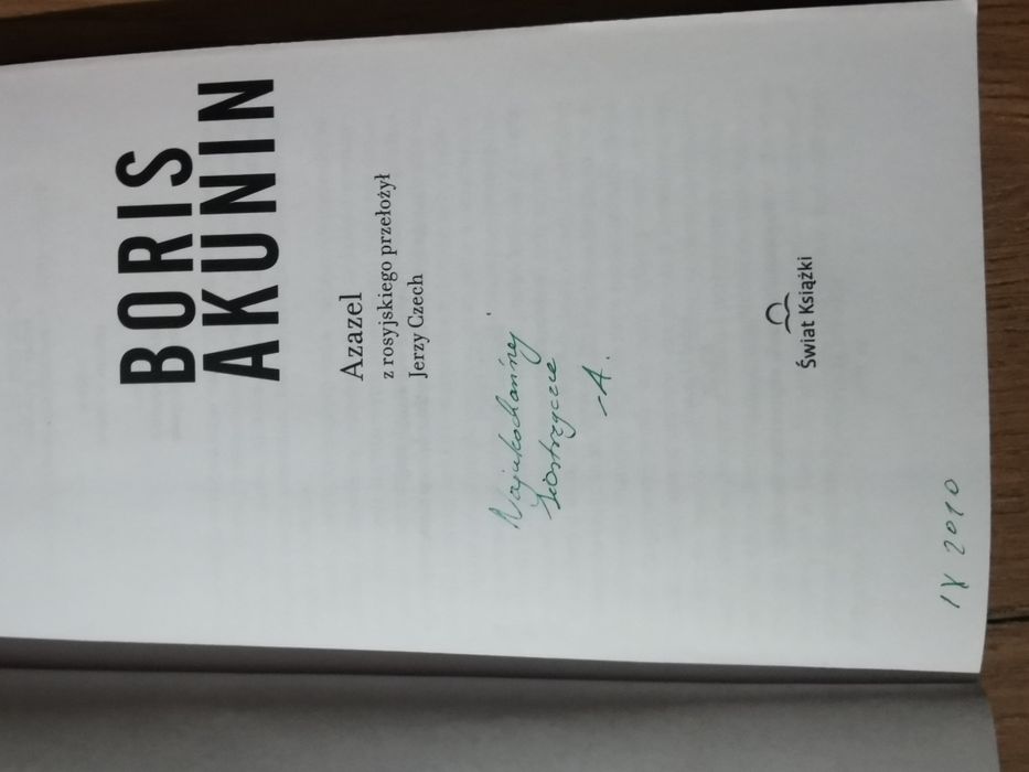 Książka Azazel Boris Akunin