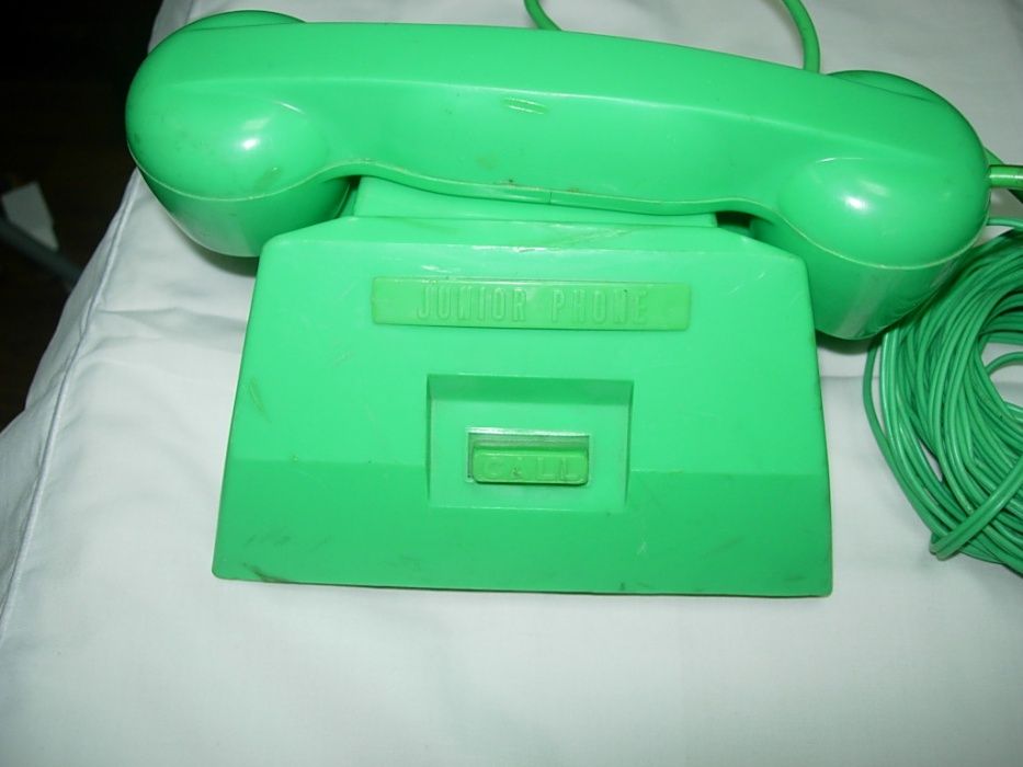 Vintage Modern Toys Japão Bateria Childrens telefone Junior