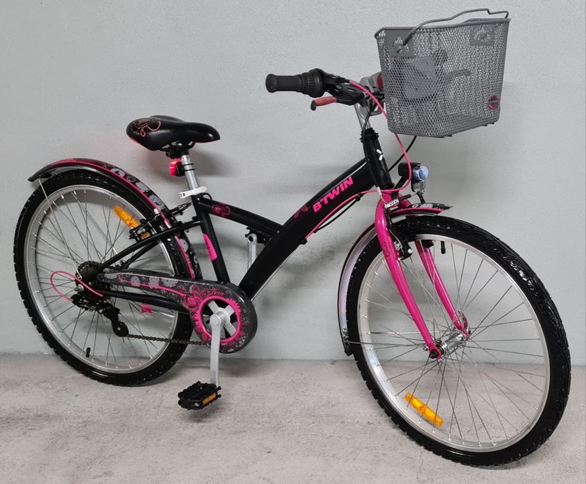 Bicicleta de menina bTwin poply 500 roda 24"