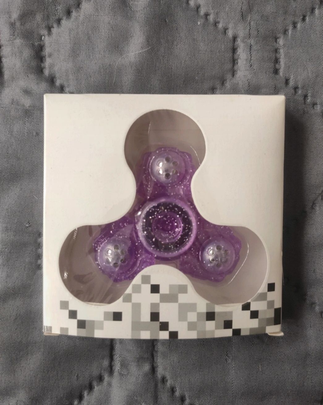 Hand spinner, spiner z brokatem, zabawka dla dzieci, niemowlaka