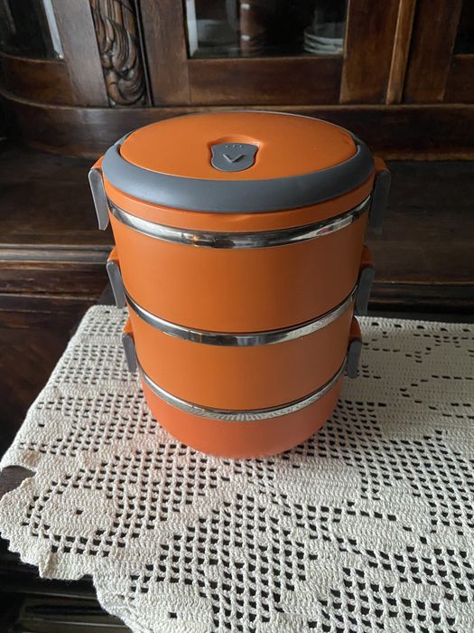 Zestaw 3 częściowy pojemnik garmażeryjny do przechwywania do żywności