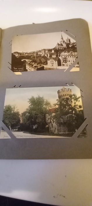 Stary album z kartami pocztowymi 48 szt