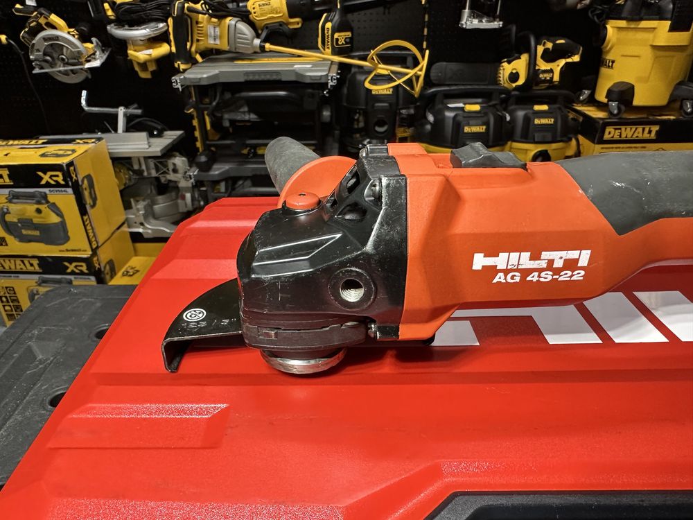 Безщіткова аккумуляторна болгарка Hilti AG 4S 22 nuron (рег.обертів)