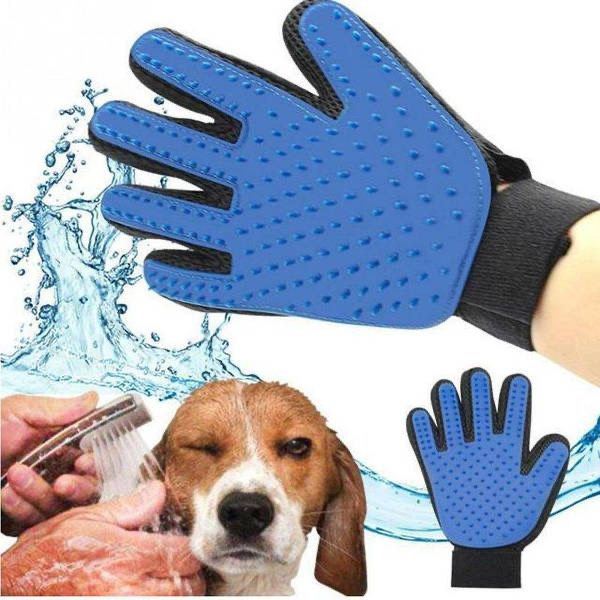 Щітка рукавичка для вичісування та миття