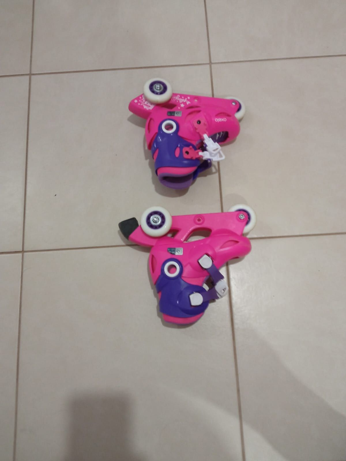 Patins em linha de menina