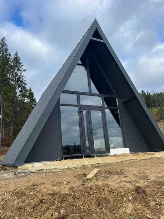 Будівництво каркасних будинків А-Фрейм, Барн хаус, МАФи під ключ