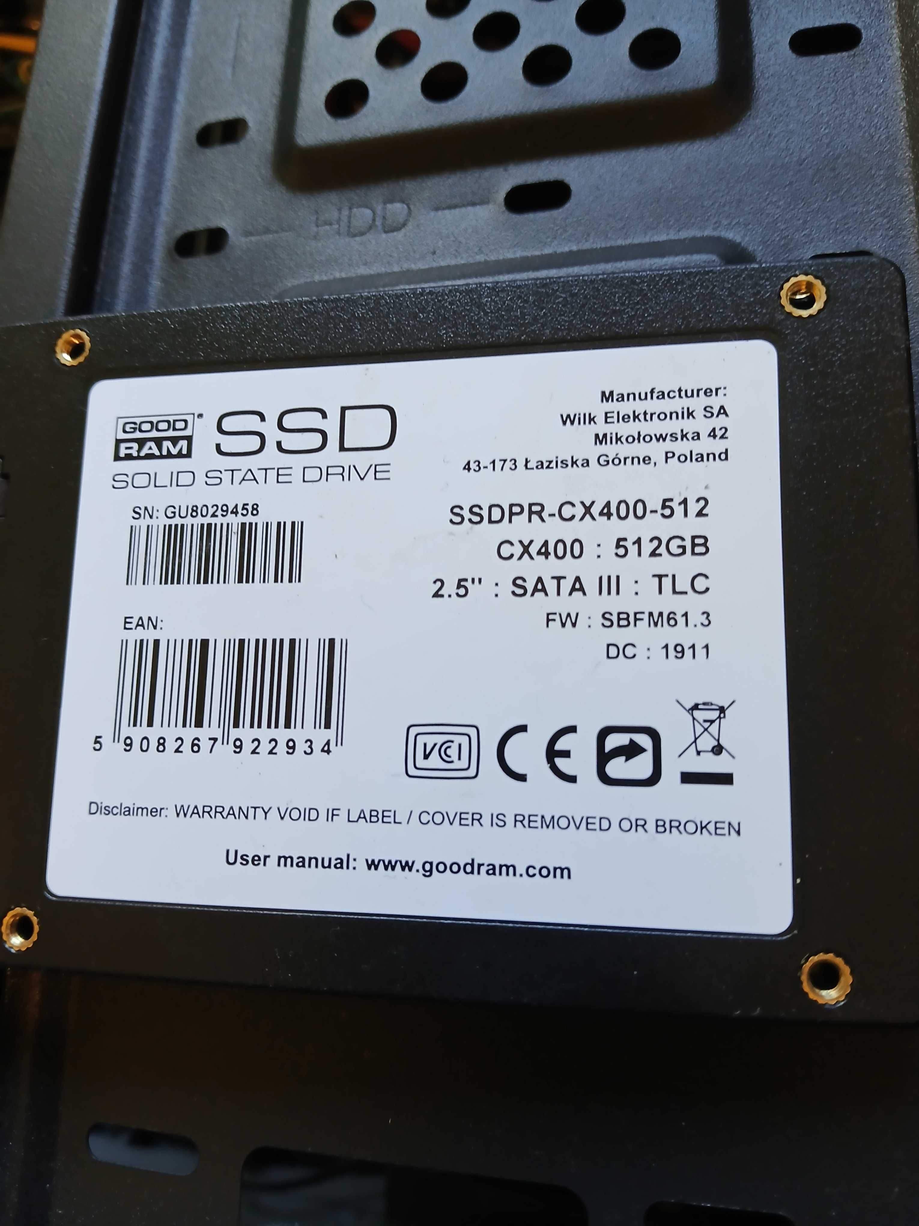 Системний блок Іntel core i5-7400, ram 32 gb, ssd 512 gb, video 8 GB