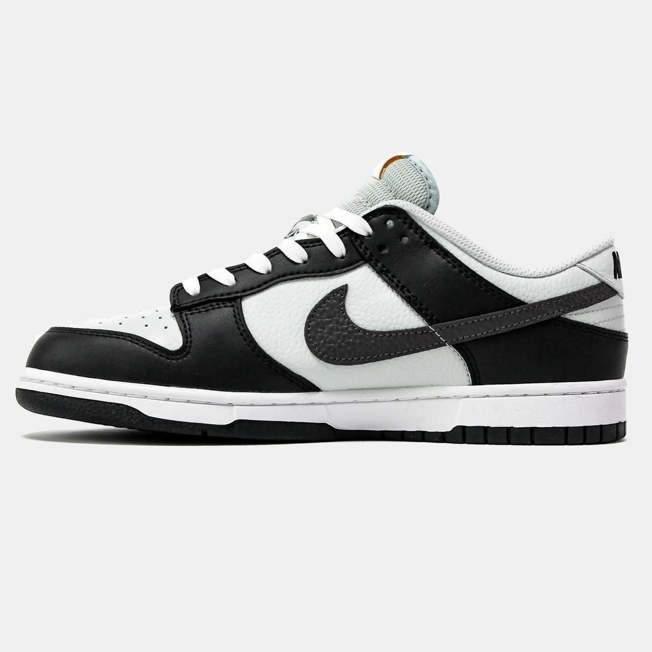 Nike Dunk Low Black Total Orange Mini Swoosh кроссовки мужские dunk sb