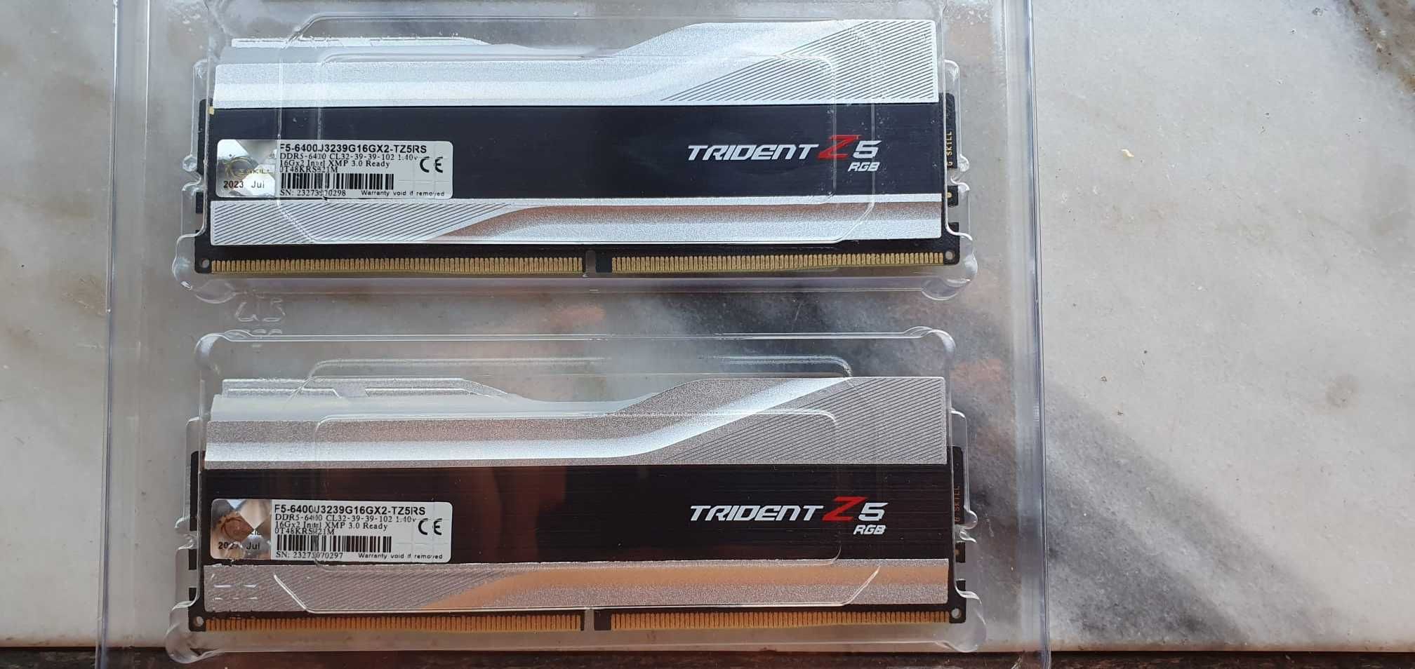 Memória RAM DDR5 G.SKILL Trident Z5 Neo RGB 2x16GB  / 32GB DDR5 6400