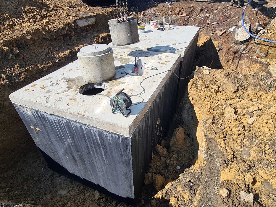 Szamba betonowe 4–12 m³, kanały, piwnice – producent, atest, HDS
