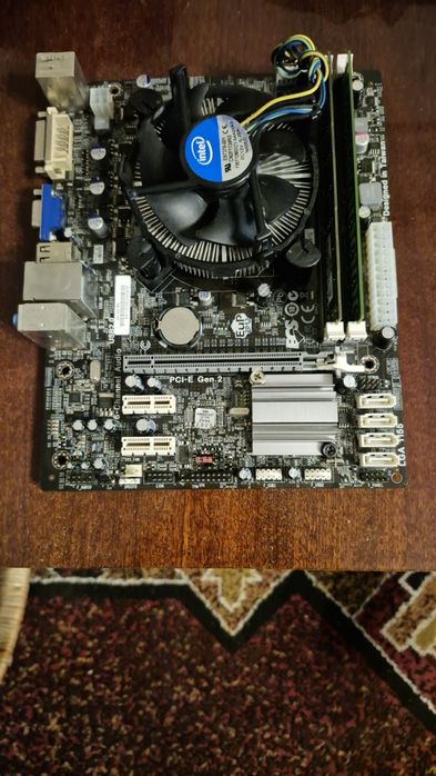 Материнская плата ECS H61H2-M2 i5-2320 4gb ddr3