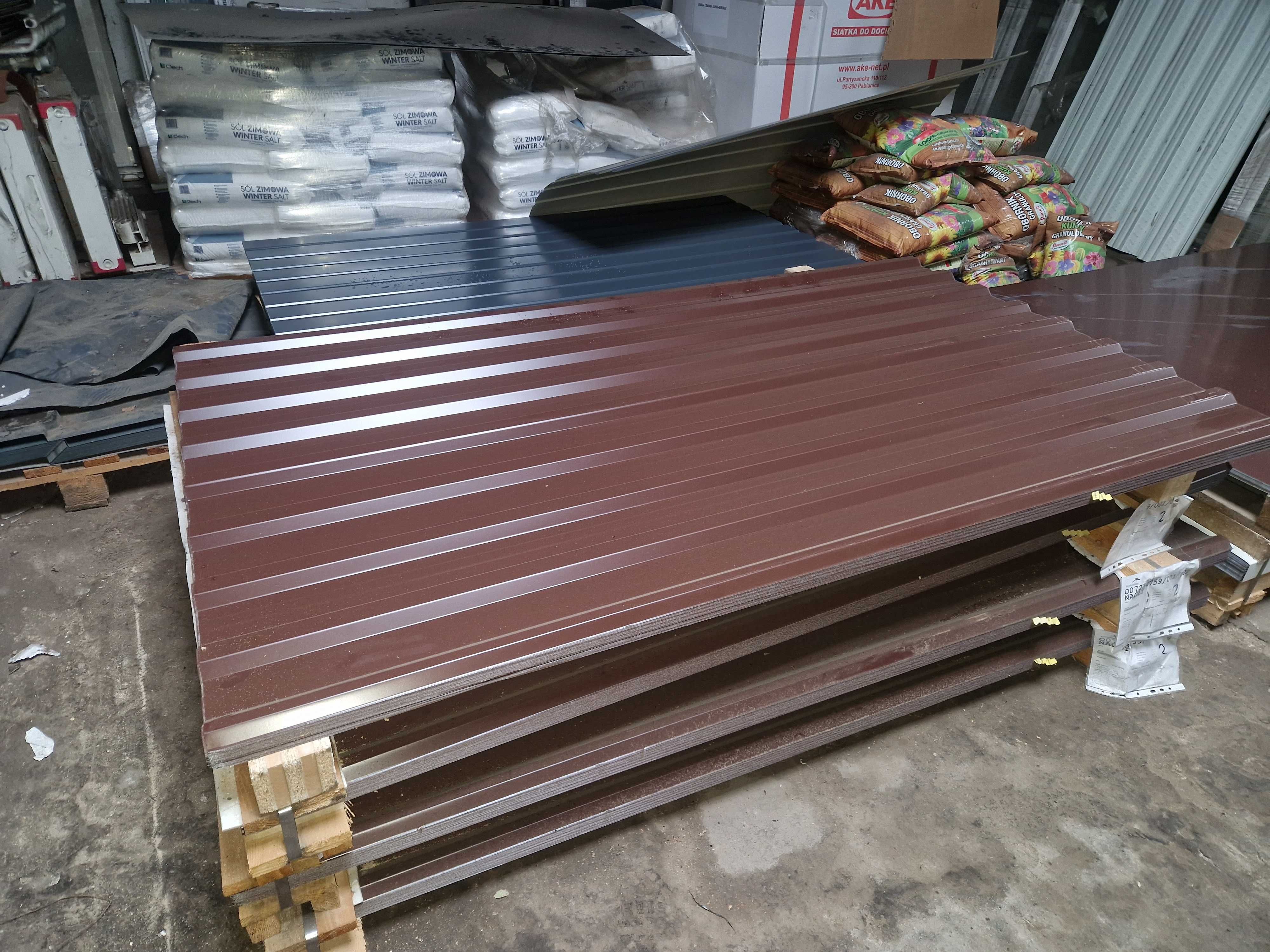 Blacha trapezowa T-18 2,00x1,14m ocynkowana (cena za m2)