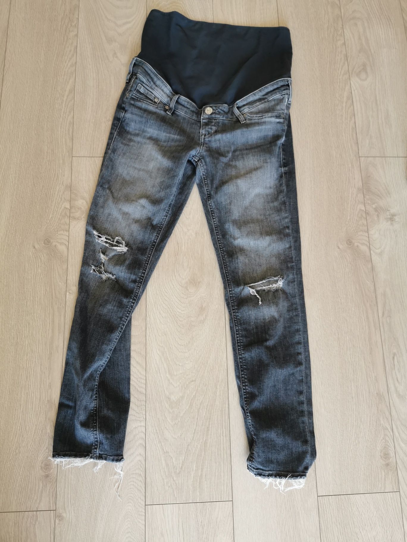 Super jeansy ciążowe h&m mama r. 38