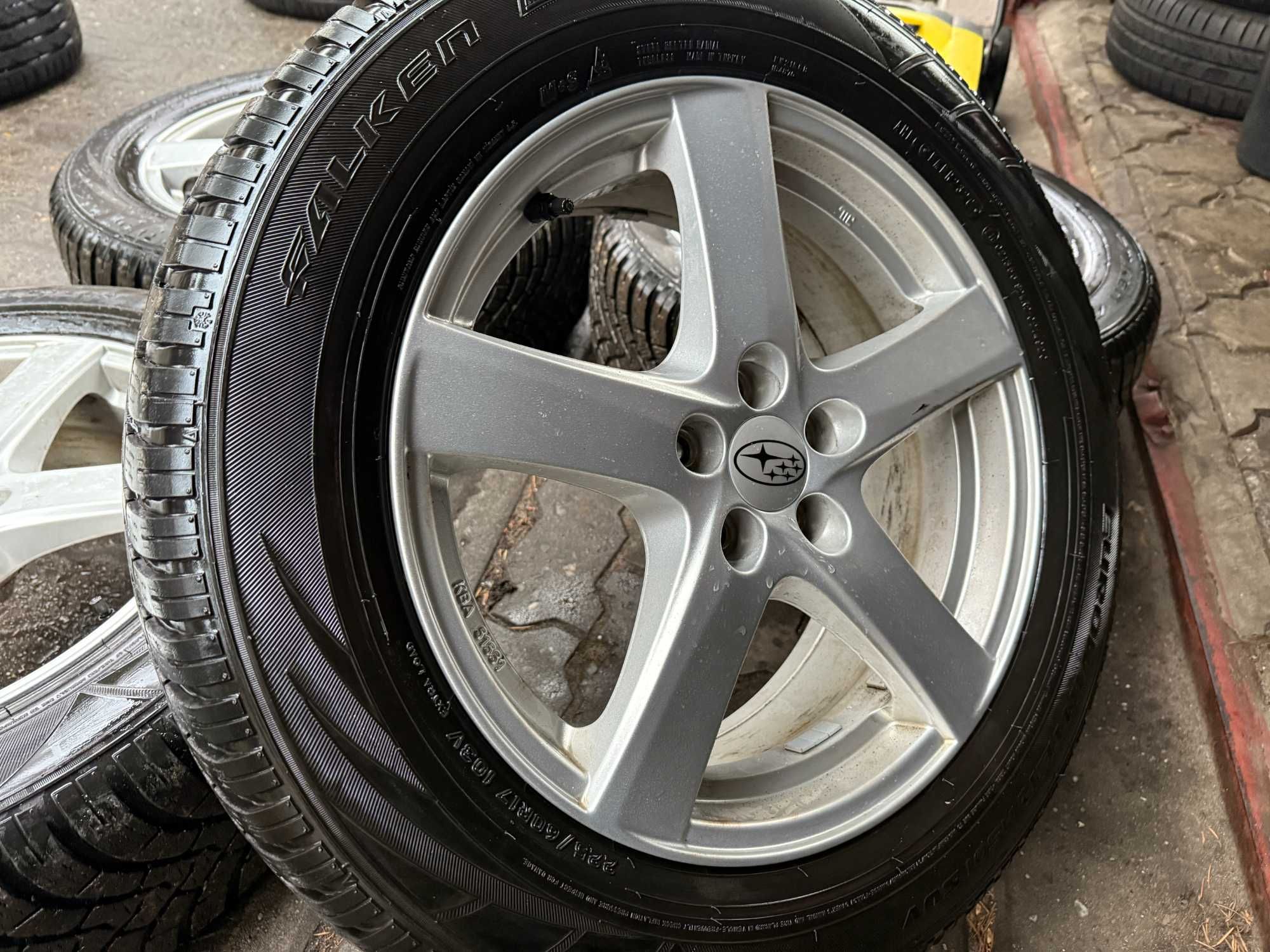 Koła 17" 5x100 Subaru Forester Outback XV z oponami zimowymi