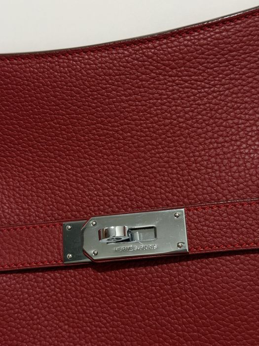 Hermes Jypsiere червона велика сумка