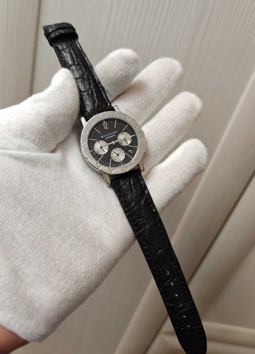 Чоловічий годинник Bvlgari Automatic Chronograph BB38SLCH 38mm 37 jew