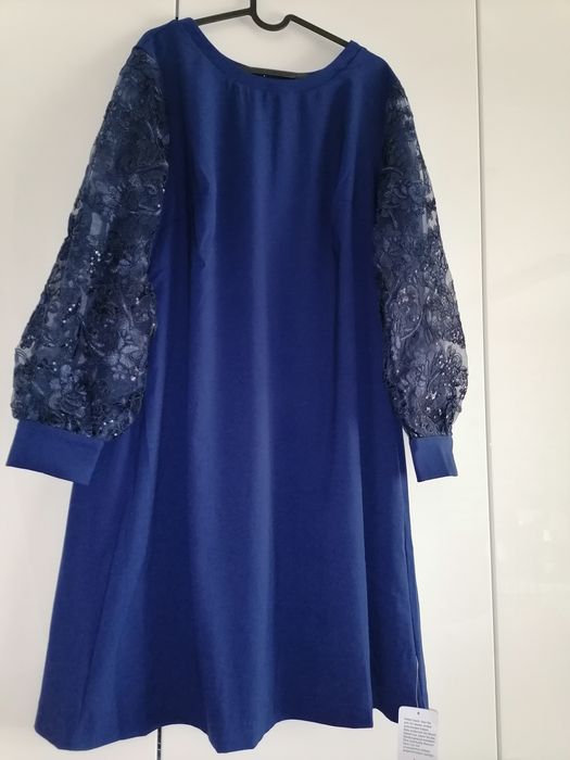 sukienka haft ślub wesele przyjęcie komunia bal święta xxxxl 48 50