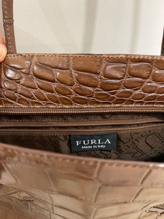 Сумка Furla, натур кожа