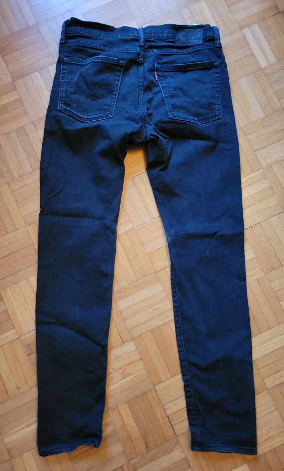 Czarne jeansy/spodnie Levi's