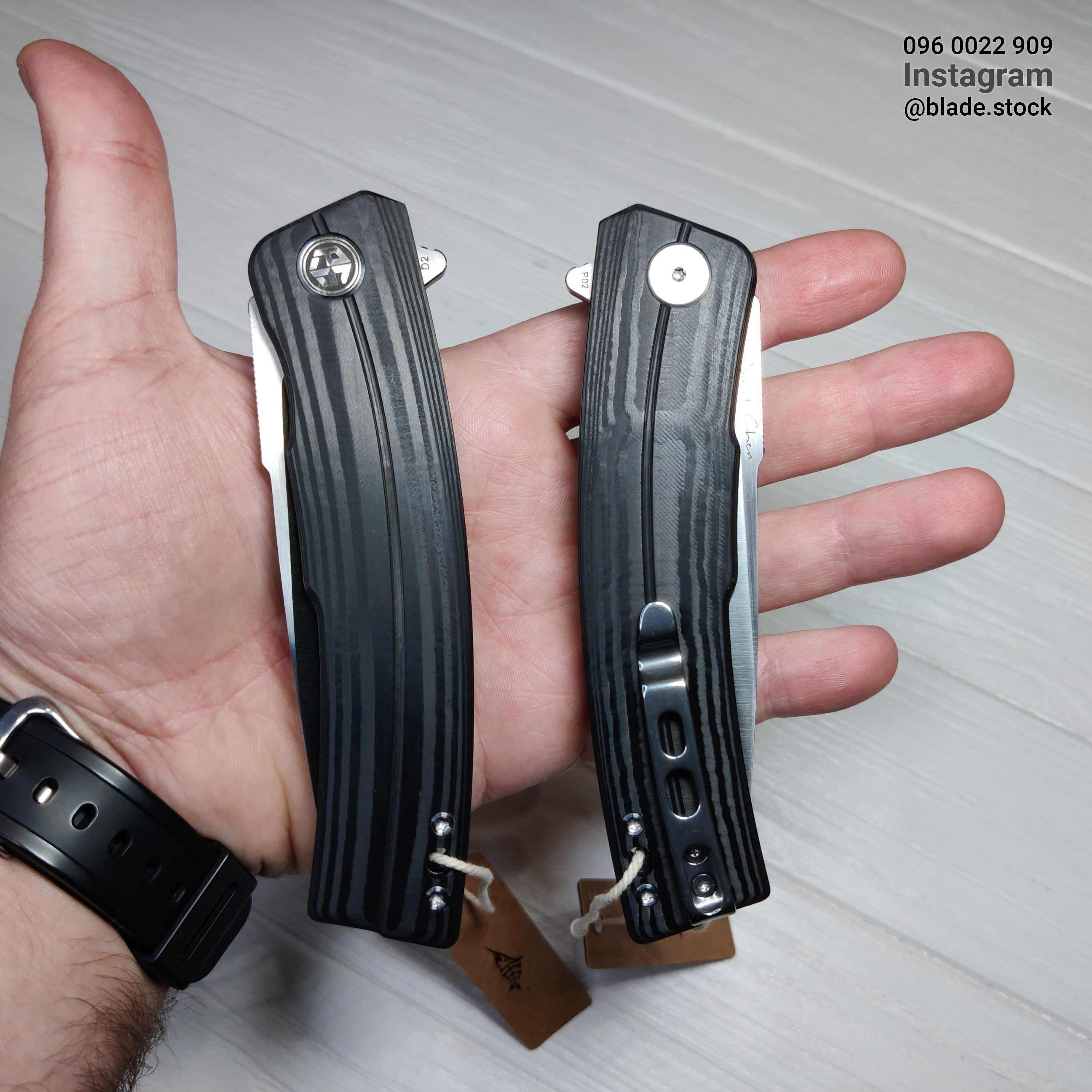 Складной нож Petrified fish PFP02 Magazine D2 (Оригинал) карбон, EDC