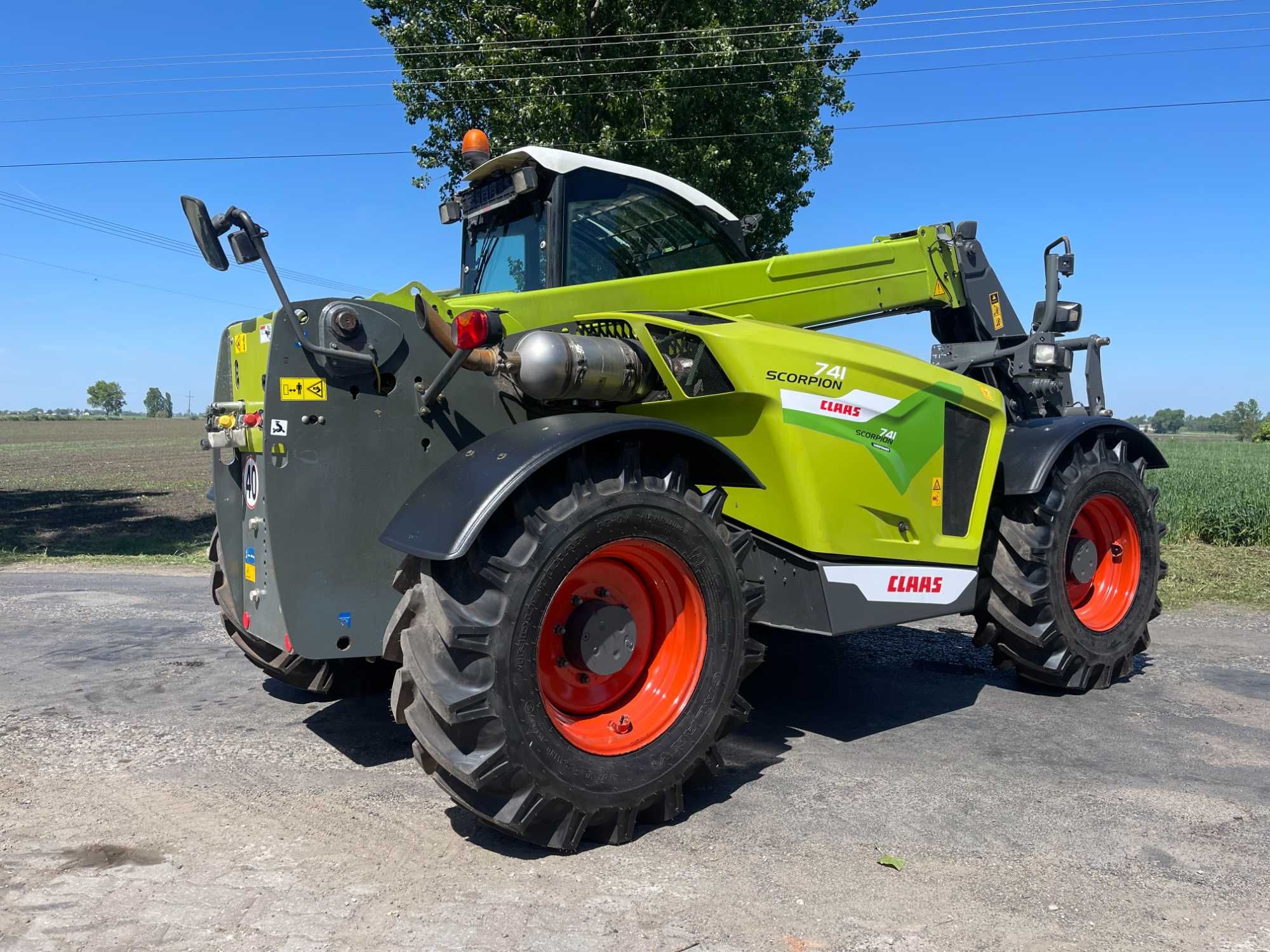 Ładowarka teleskopowa Claas 741 Rok 2019 Pneumatyka Jak nowy Brutto!