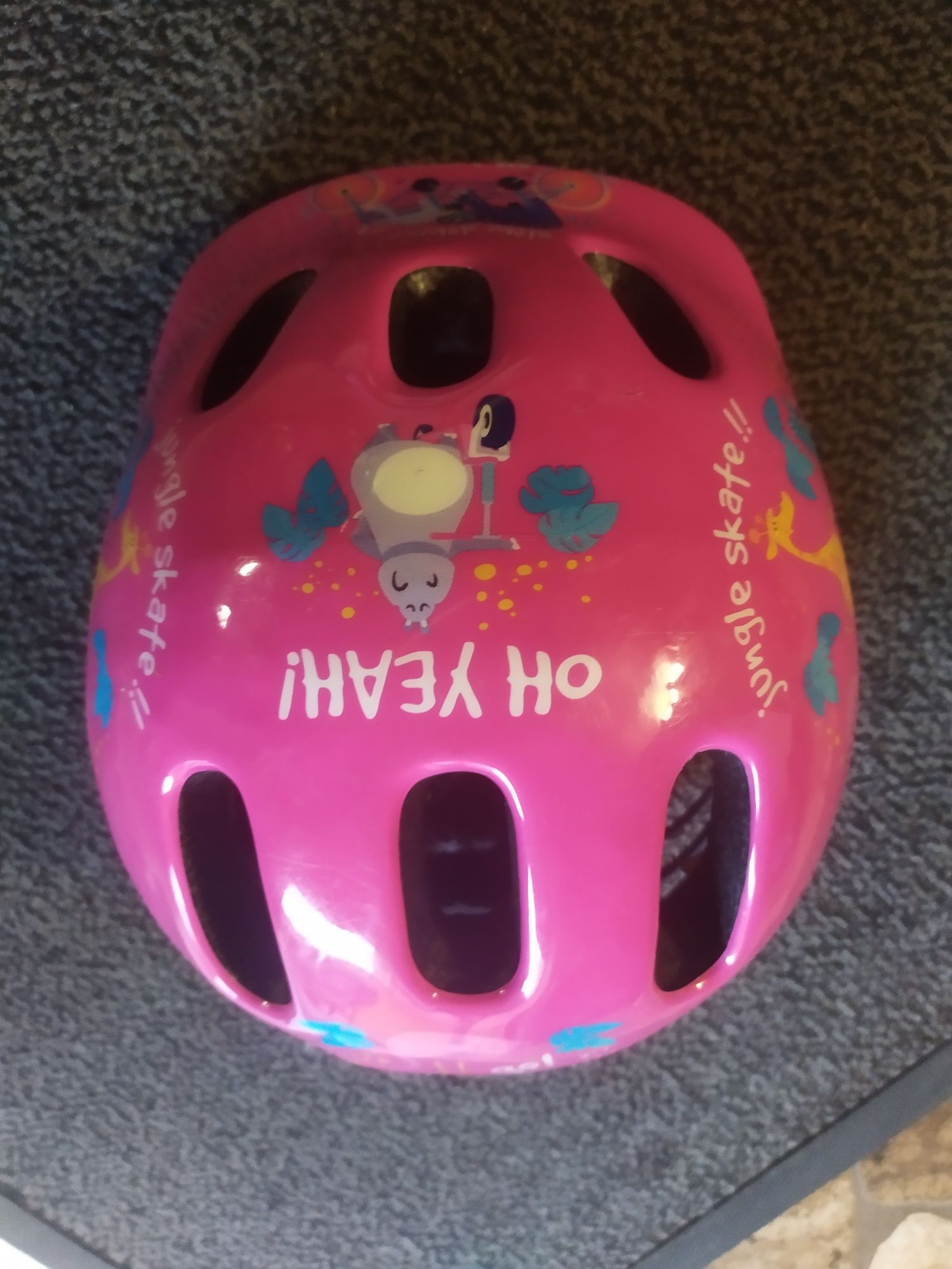 Kask rowerowy dla dziecka, rozmiar XS dla dziewczynki