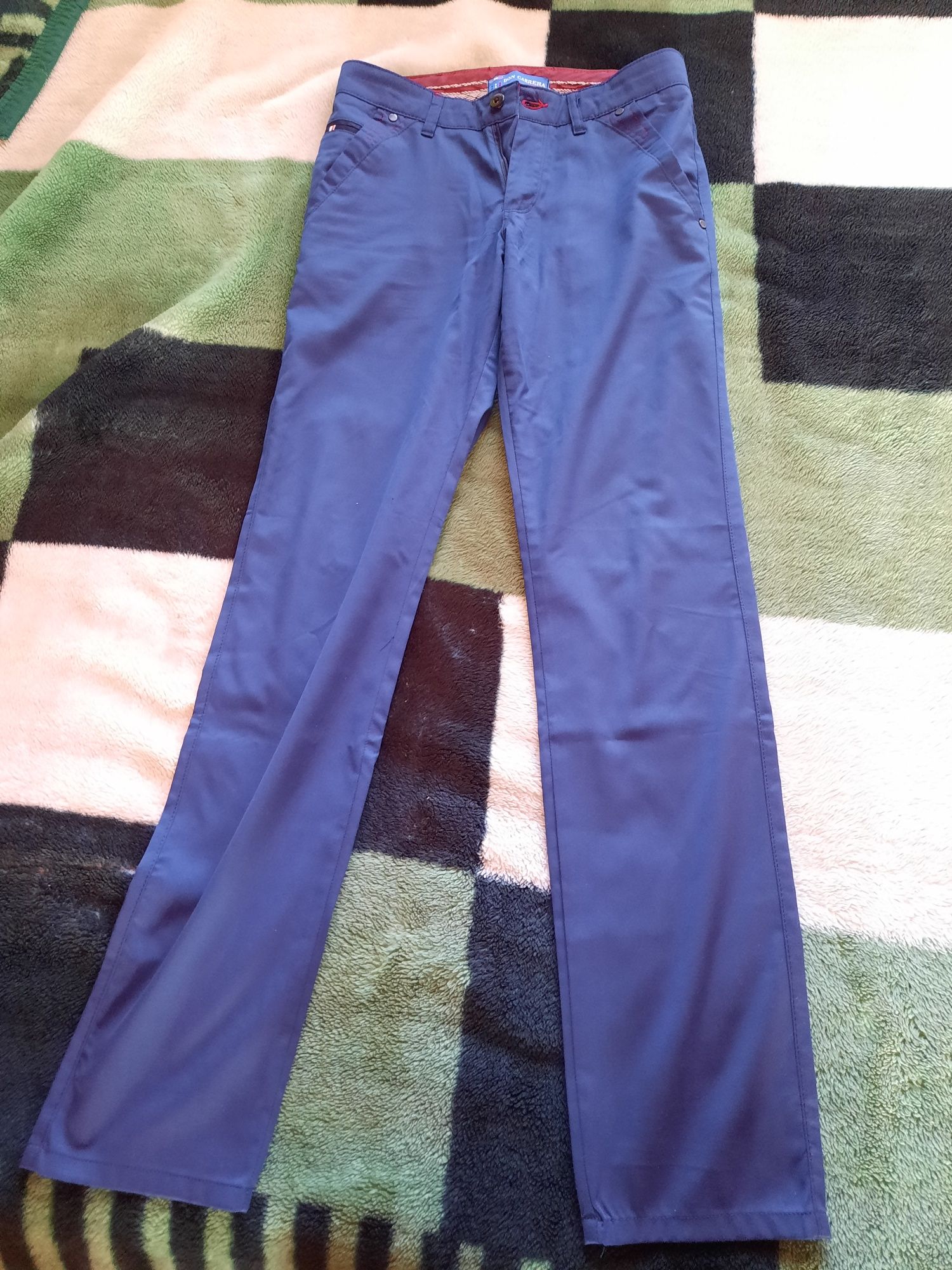 Spodnie garniturowe eleganckie jak nowe 30 28 w pasie 38cm