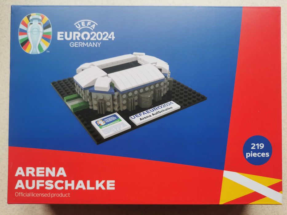 Klocki EURO 2024 Stadion Arena Aufschalke NOWY Unikat Ideał