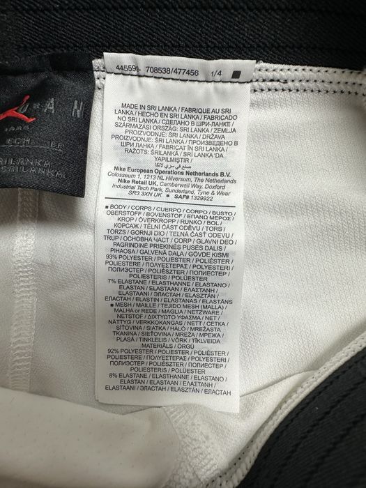 Męskie spodenki kompresyjne Nike Jordan