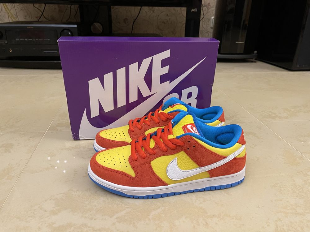 Кроссовки Nike SB Dunk Low Pro Bart Simpson Оригинал