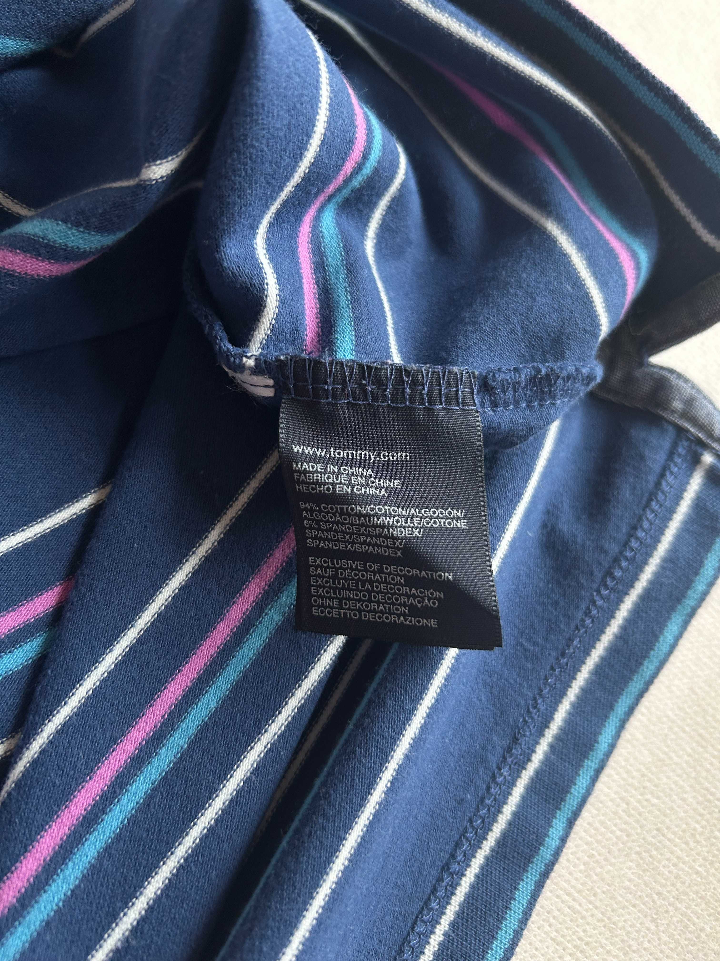 Tommy Hilfiger _ Koszulka polo w paski M