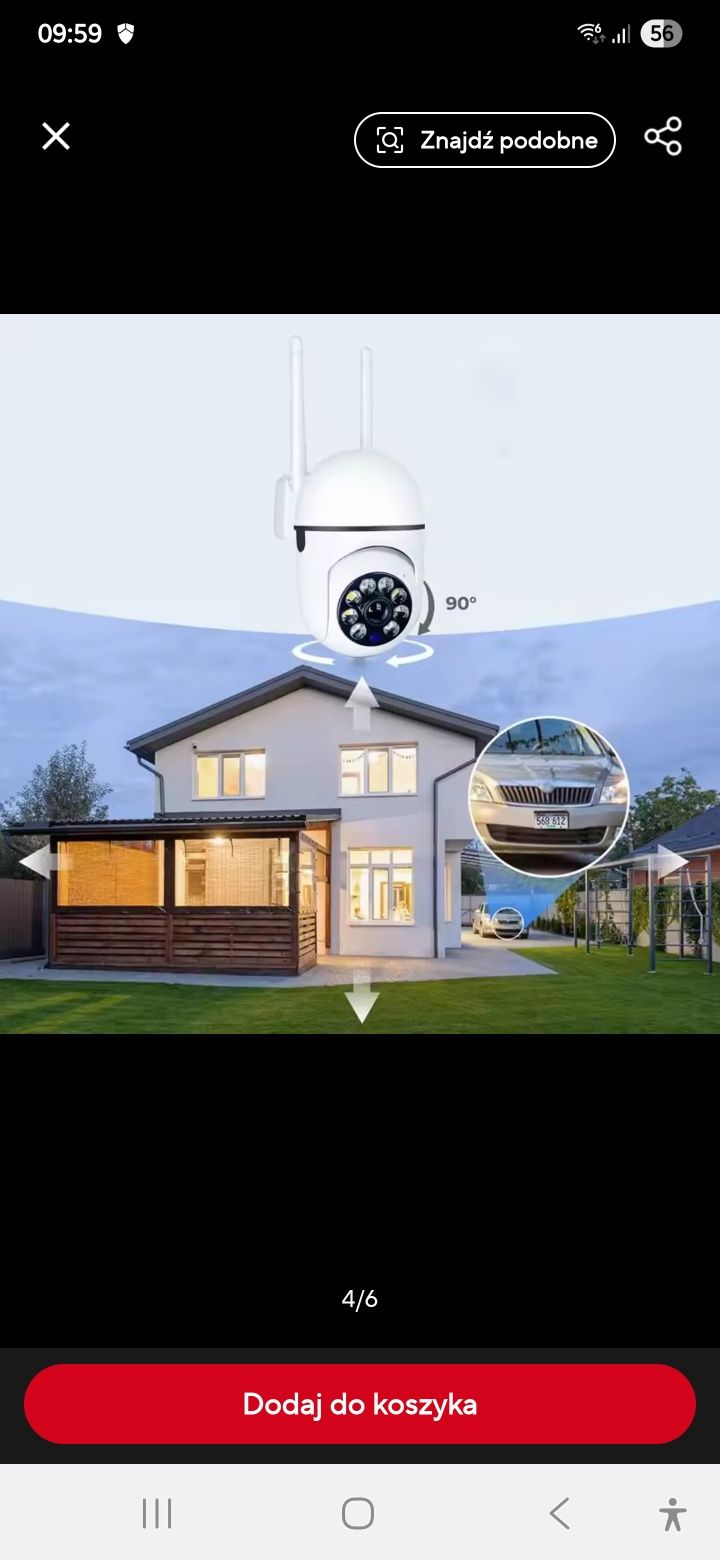 Kamera wifi , kontrola dziecka lub domu