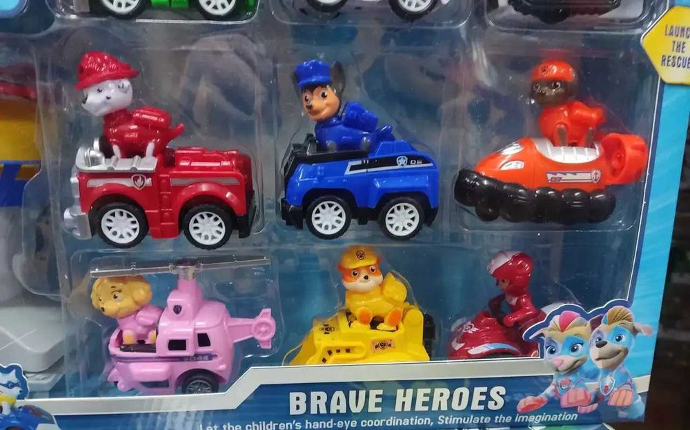 Ігровий набір Dog Paw Patrol Щенячий патруль 10 штук БАЗА