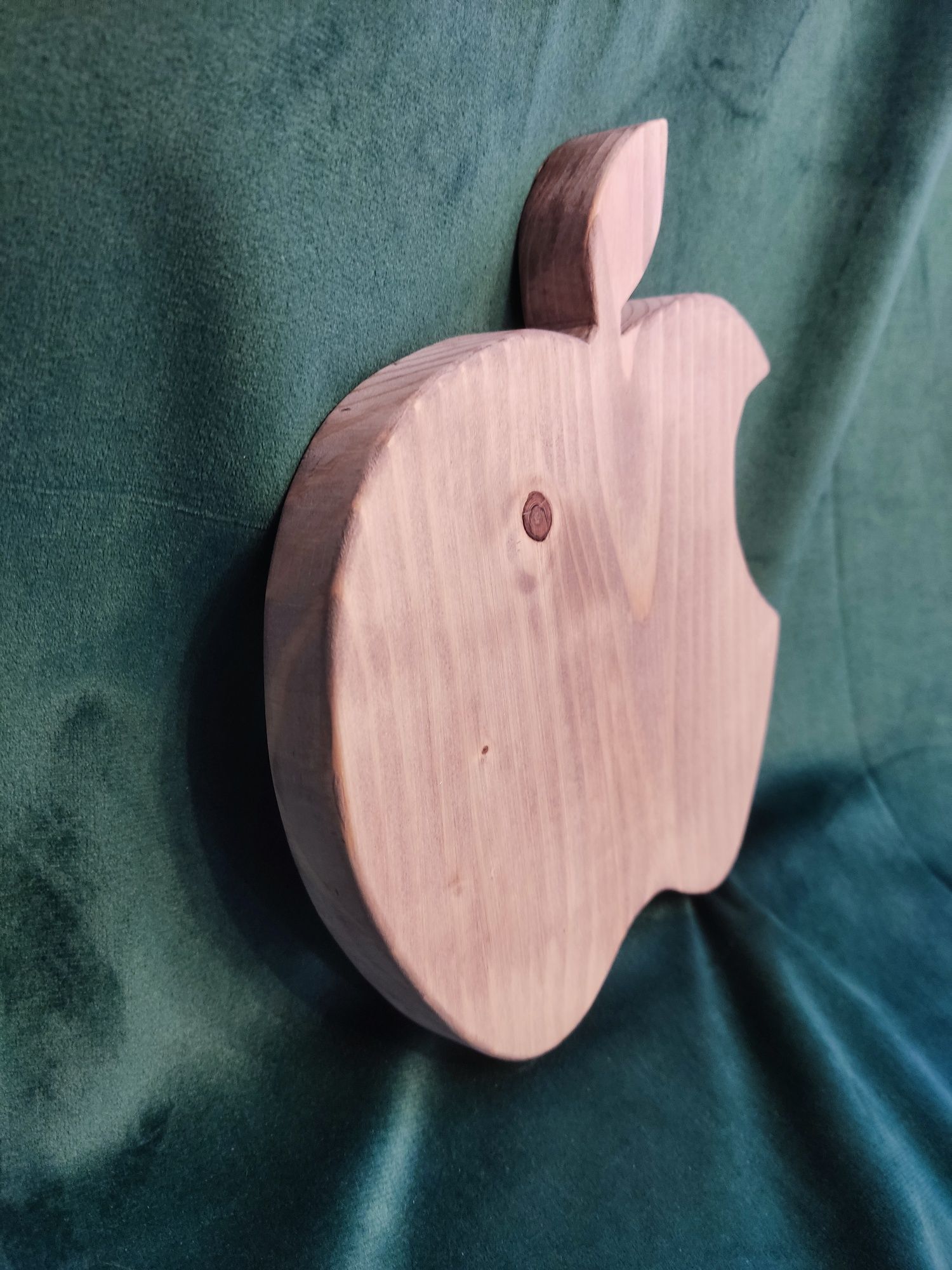 Podkładka pod myszkę / deska dekoracyjna rustykalny dąb Handmade Apple
