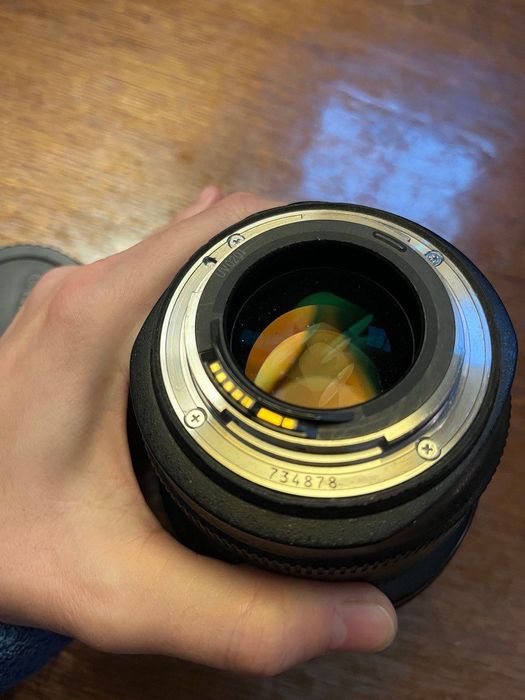 ОБ’ЕКТИВ Canon lens EF 50mm f 1:2 USM.