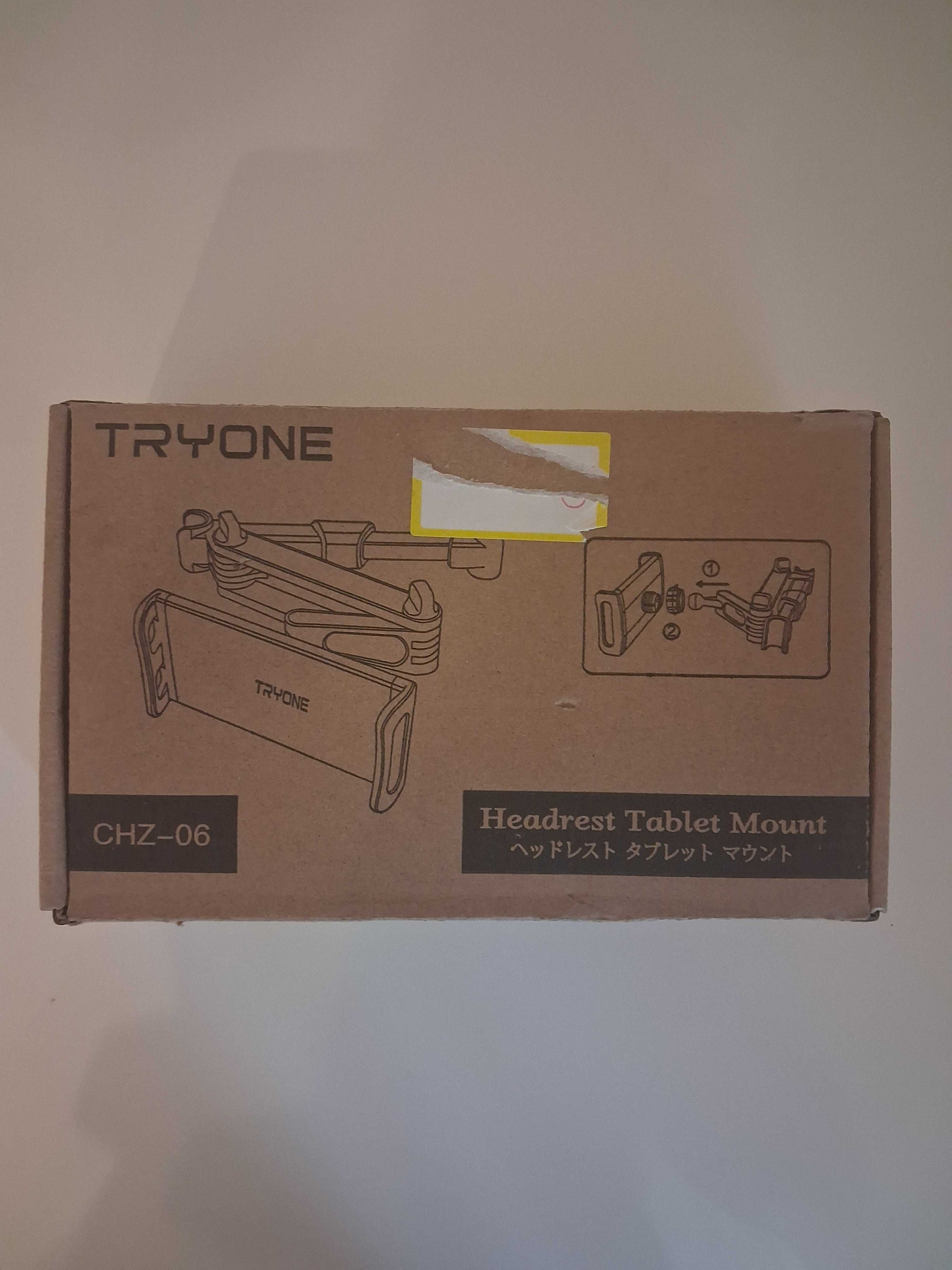 Uchwyt na tablet rozciągliwy 4,7' TRYONE CHZ-06 na zagłówek samochodu