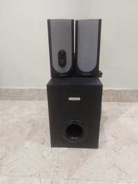 Vendo conjunto de colunas creative com subwoofer