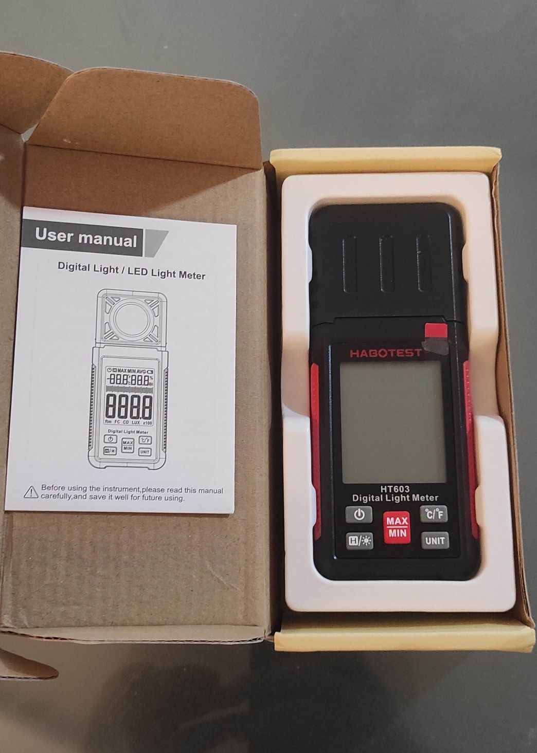 Medidor de luz Habotest HT603
