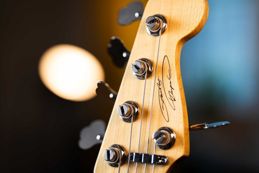 Lampart Custom Jazz Bass V Natural ASH