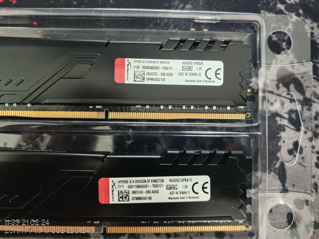 Kingston HyperX fury ddr4 16gb 2666мгц