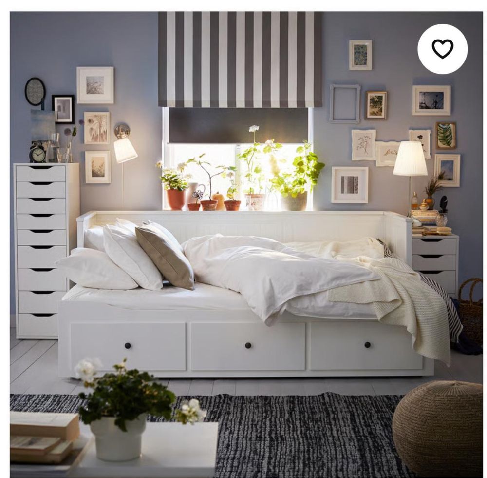 Łóżko rozkładane Ikea Hemnes