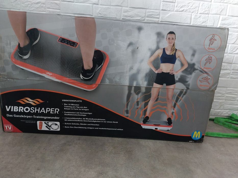 Platforma wibracyjna VibroShaper, odchudzająca, ćwiczenia, na cellulit