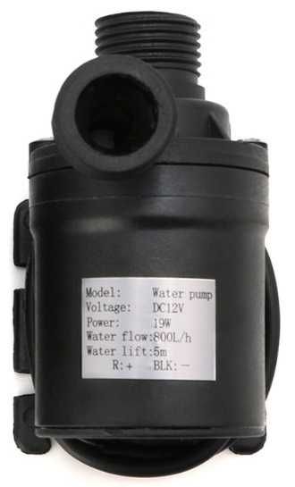 Mini bomba de água elétrica 12v 22w 800L/h 13L/min NOVO