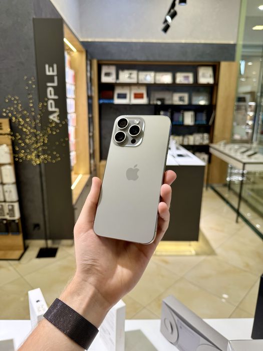 ИДЕАЛ! Айфон 15 Про Макс 1Тб ФИЗ СИМ Натурал (1.045$) Магазин/Гарантия