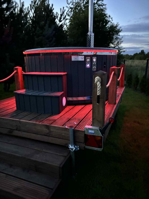 Relax na kółkach mobilna balia/jacuzzi na wynajm