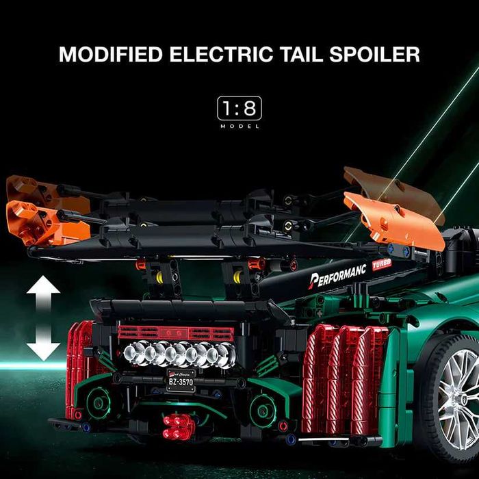 Конструктор Technic Peugout 9X8. Масштаб 1:8. 3986 деталей. У коробці